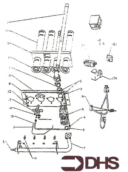 Exploded Diagram for BURNER ST