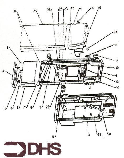 Exploded Diagram for CONTROL PANEL ST