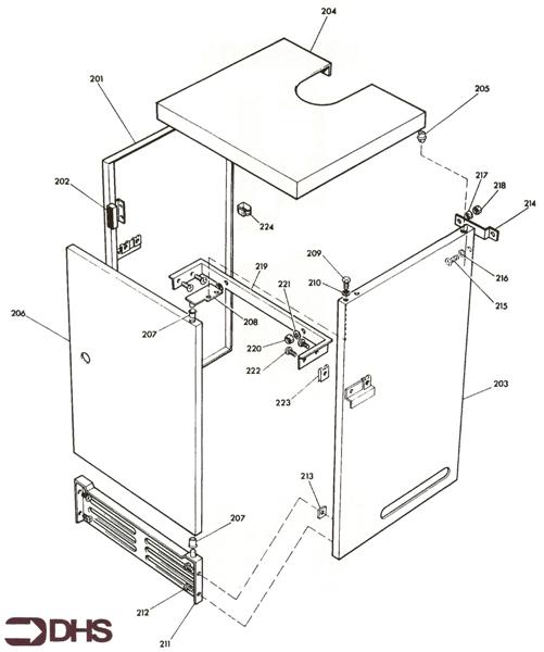 Exploded Diagram for CASING ASSY