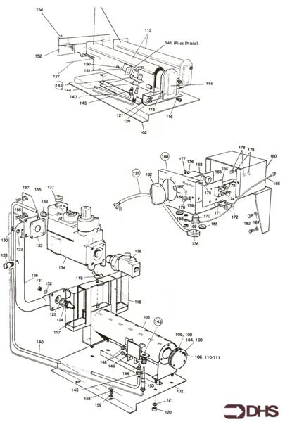Exploded Diagram for GAS & CONTROL MODULE ASSY