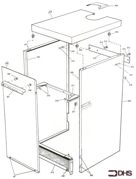 Exploded Diagram for CASING ASSY