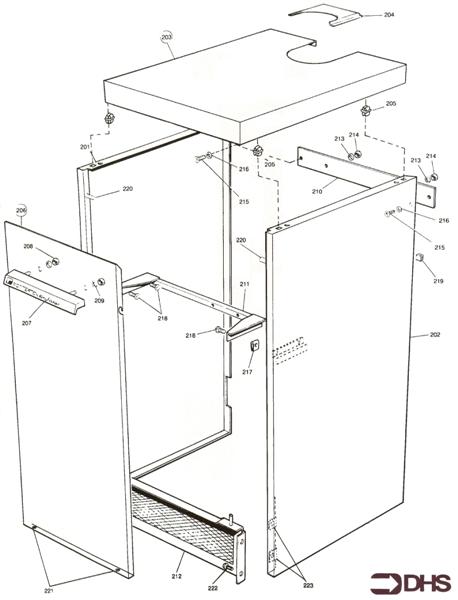 Exploded Diagram for CASING ASSY