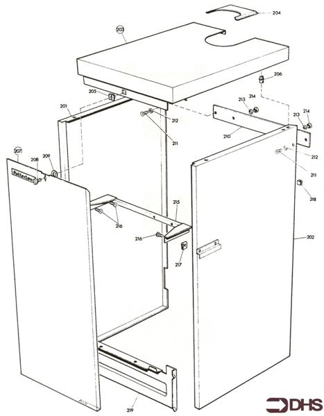 Exploded Diagram for CASING ASSY