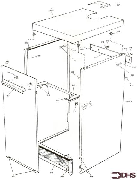Exploded Diagram for CASING ASSY