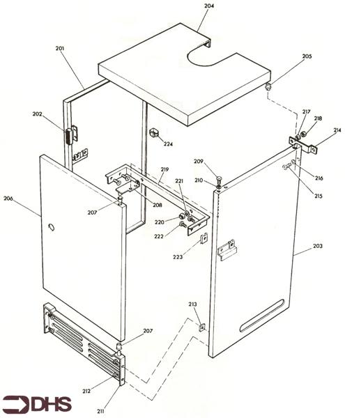 Exploded Diagram for CASING ASSY