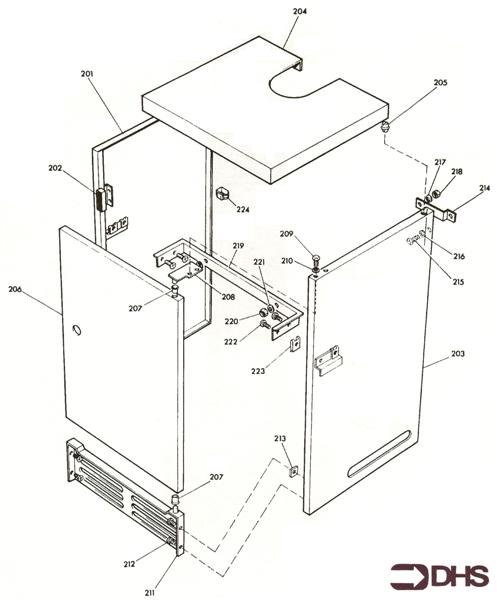 Exploded Diagram for CASING ASSY