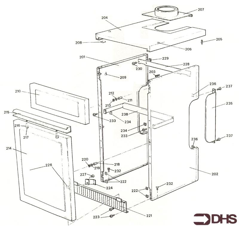 Exploded Diagram for CASING ASSY