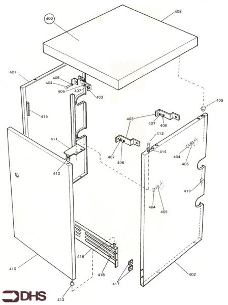Exploded Diagram for CASING ASSY MK1