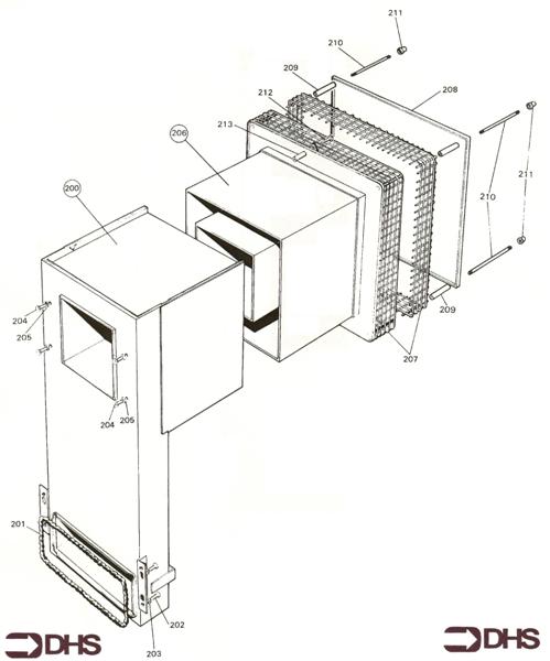 AIR DUCT AND FLUE ASSY logo