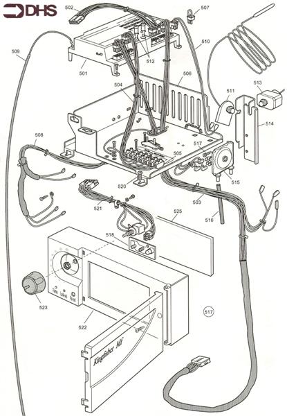 Exploded Diagram for CONTROL PANEL ASSY