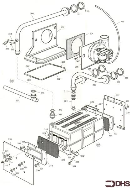 HEAT EXCH. & FLUEHOOD ASSY logo