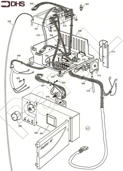 Exploded Diagram for CONTROL ASSY