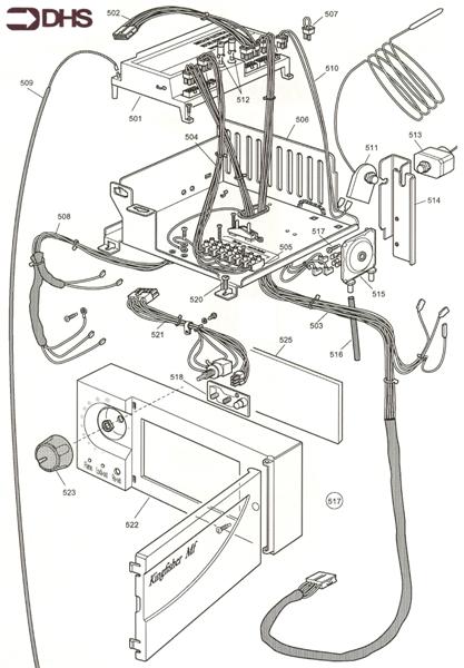 Exploded Diagram for CONTROL ASSY