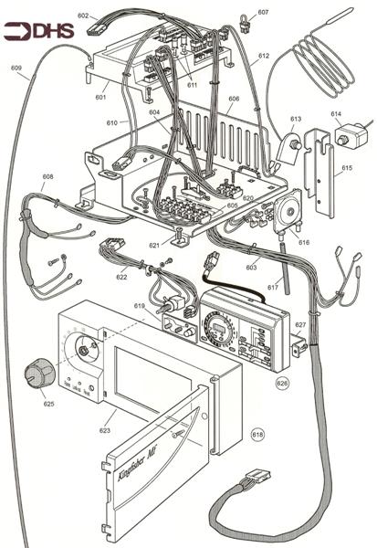 Exploded Diagram for CONTROL ASSY - CF/RS WITH PROG