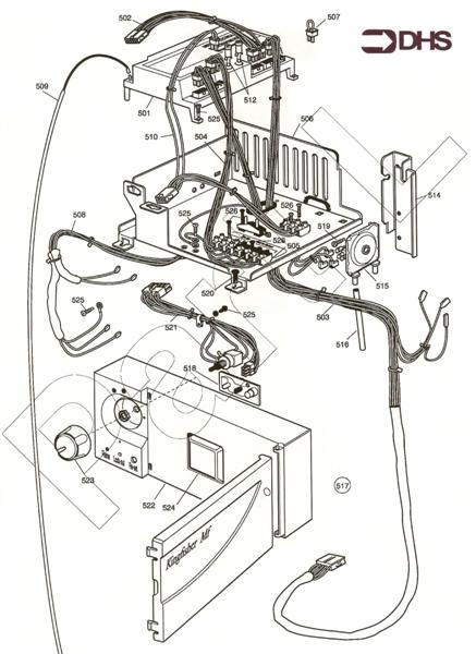 Exploded Diagram for CONTROL ASSY