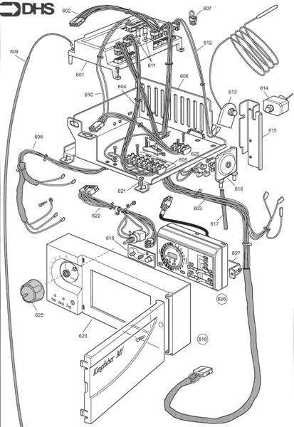 Exploded Diagram for CONTROL ASSY - CF/RS WITH PROG