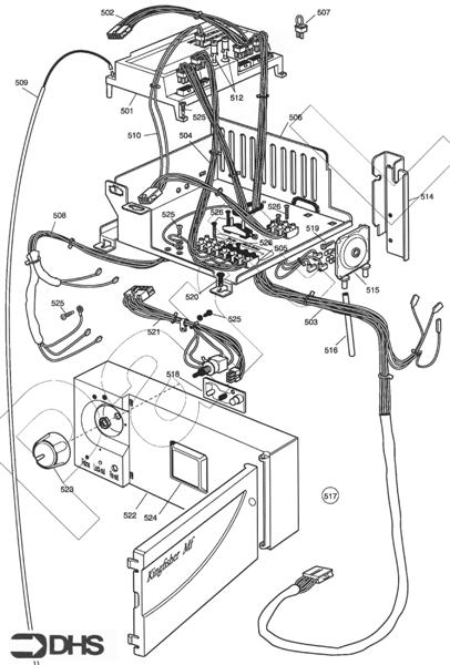Exploded Diagram for CONTROL ASSY
