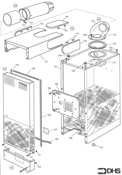 CASING AND FLUE ASSY logo