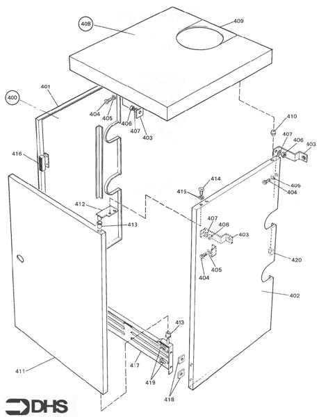 Exploded Diagram for CASING ASSY MK1