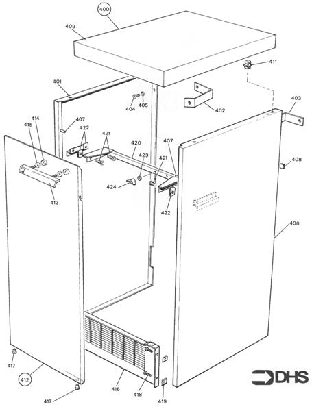 Exploded Diagram for CASING ASSY MK1