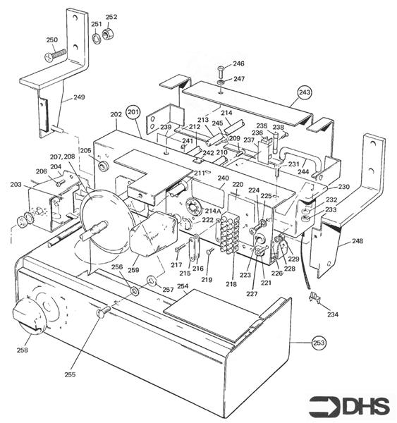 Exploded Diagram for CONTROL PANEL ASSY