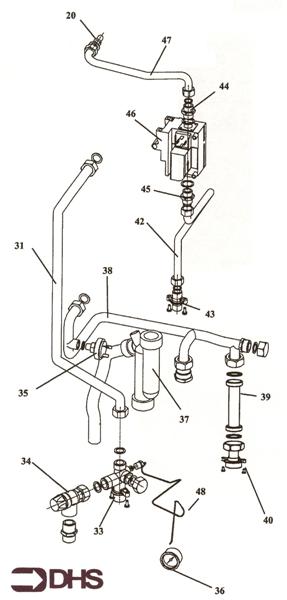 Exploded Diagram for PIPEWORK 40