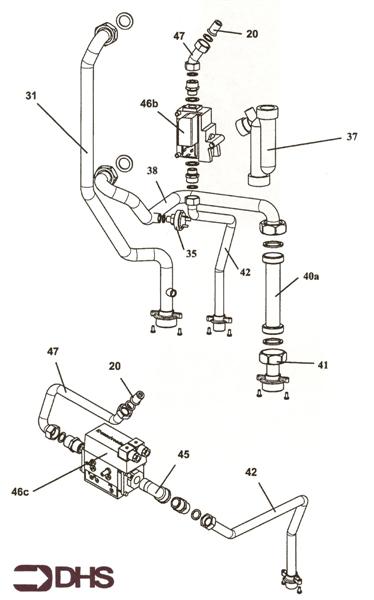 Exploded Diagram for PIPEWORK 60 80