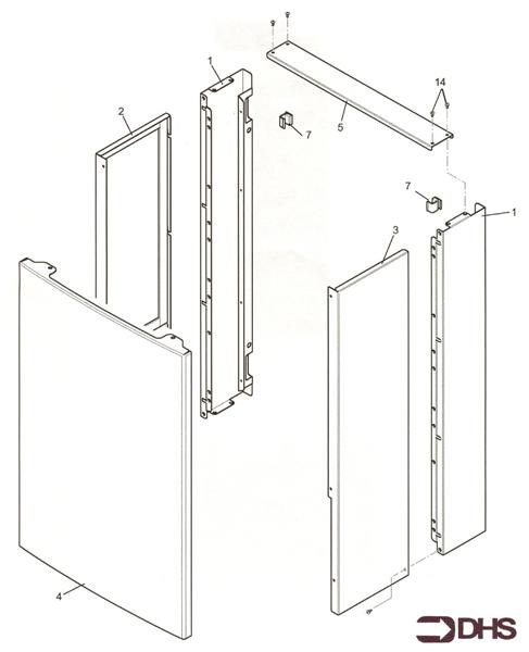 Exploded Diagram for CASING ASSY