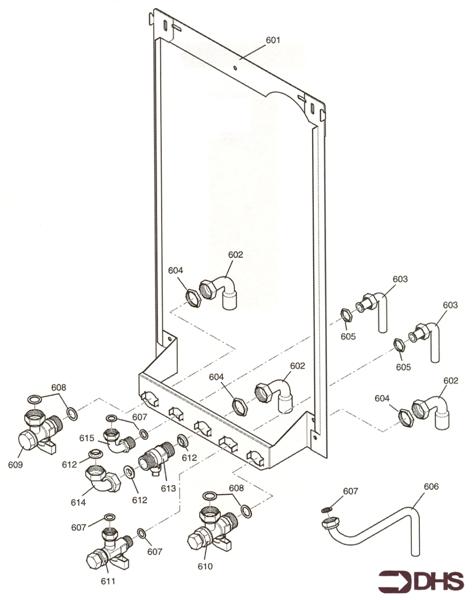 Exploded Diagram for WALL JIG - HYDRALIC CONNECTION