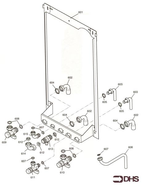 Exploded Diagram for WALL JIG - HYDRALIC CONNECTION