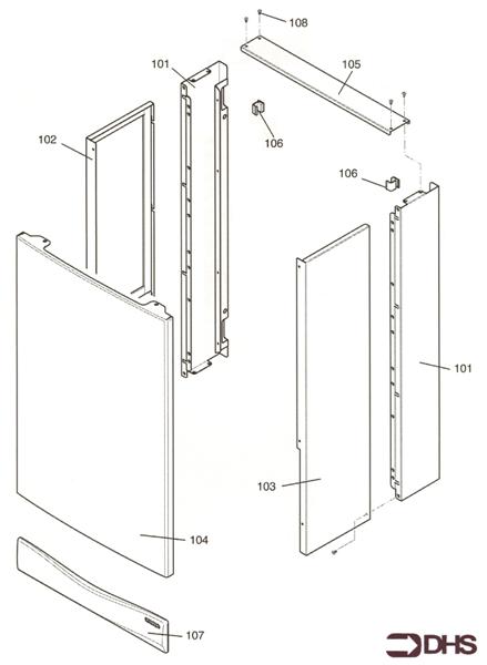 Exploded Diagram for CASING ASSY