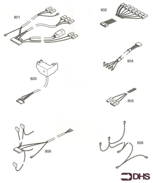 Exploded Diagram for WIRING HARNESSES