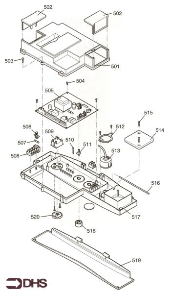 Exploded Diagram for CONTROLS