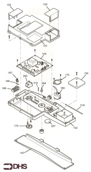 Exploded Diagram for CONTROLS