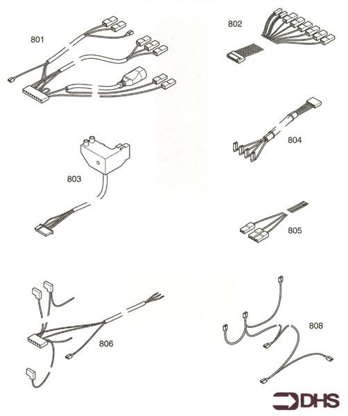 Exploded Diagram for WIRING HARNESSES