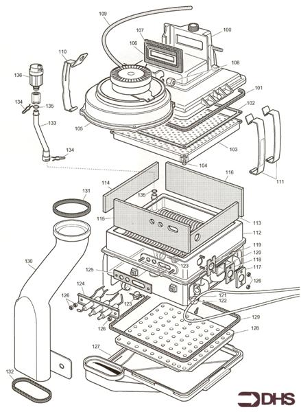 Exploded Diagram for BOILER ASSY