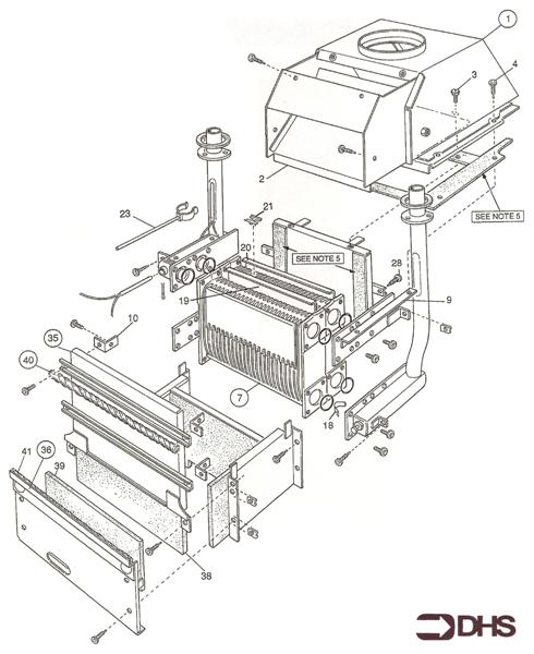 Exploded Diagram for BOILER ASSY TYPE 2