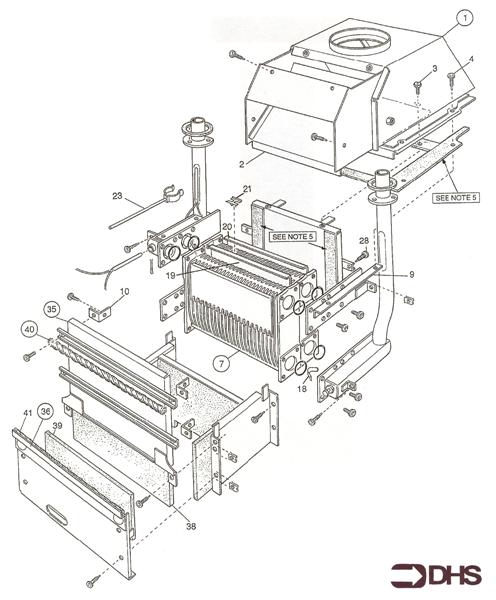 Exploded Diagram for BOILER ASSY TYPE 2
