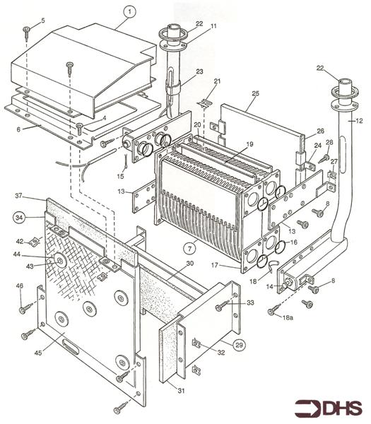 Exploded Diagram for BOILER ASSY