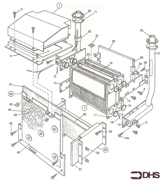 Exploded Diagram for BOILER ASSY
