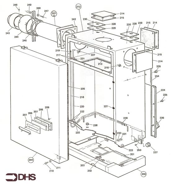 CASING AND FLUE ASSY logo