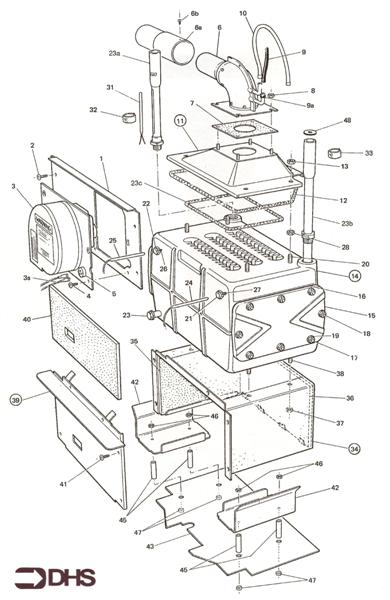 Exploded Diagram for BOILER ASSY