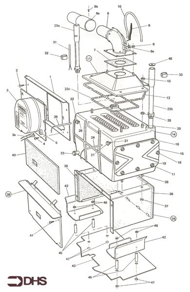Exploded Diagram for BOILER ASSY