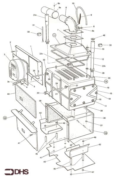 Exploded Diagram for BOILER ASSY