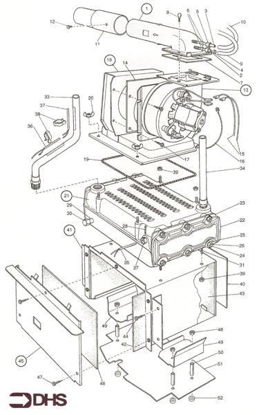 Exploded Diagram for BOILER ASSY
