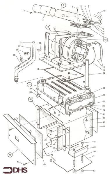 Exploded Diagram for BOILER ASSY