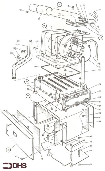 Exploded Diagram for BOILER ASSY