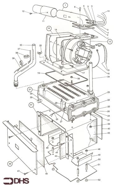 Exploded Diagram for BOILER ASSY