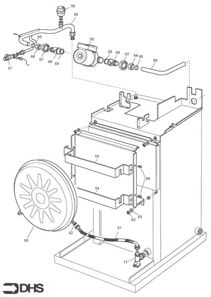 Exploded Diagram for INNER CASING ASSY