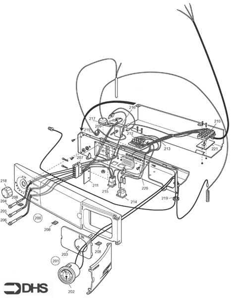 Exploded Diagram for CONTROL ASSY